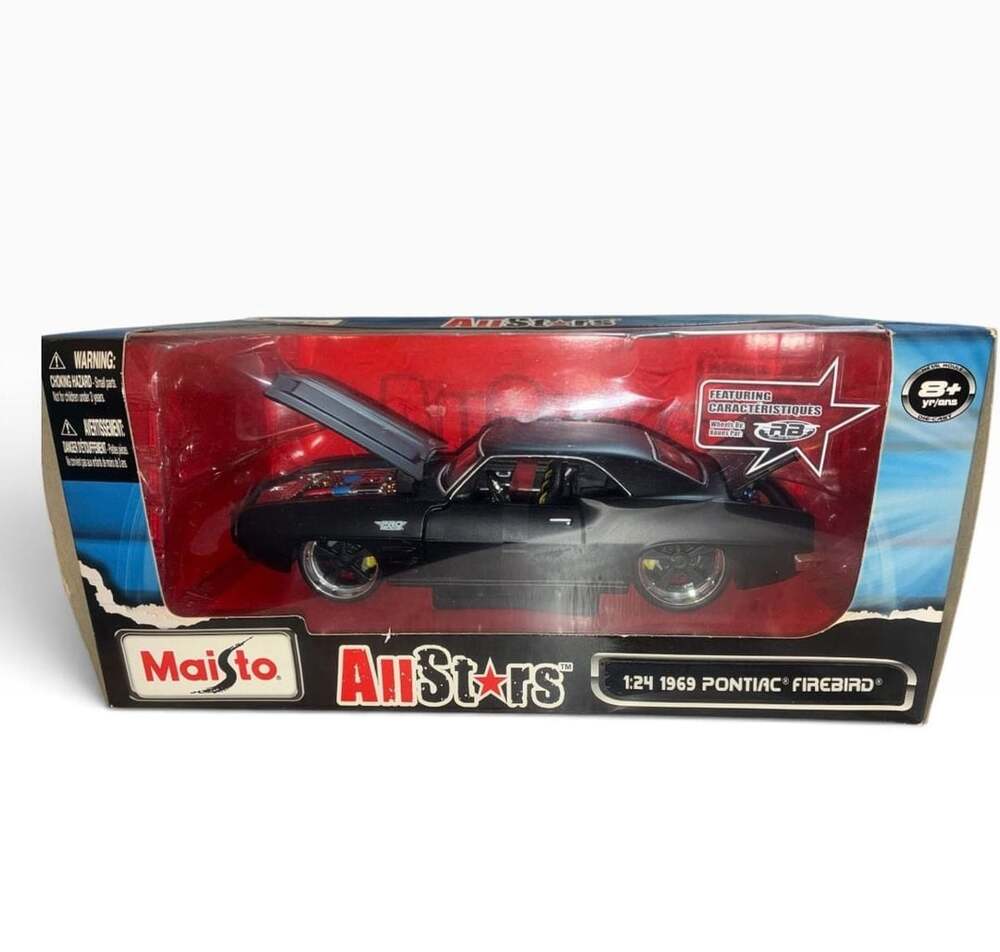 Maisto 1:24 1969 Pontiac Firebird AllStars Diecast Model Car
